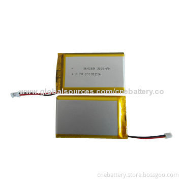 Lithium Polymer Batteries with 3.7V Voltage, 5000mAh High-capacity, Single Cell